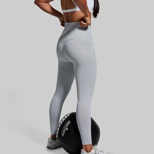 Born Primitive Your New Favorite Leggings 2.0 Heathered White Large Activewear